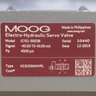 MOOG伺服阀G761-3003BH19JOGM4VPL原装销售