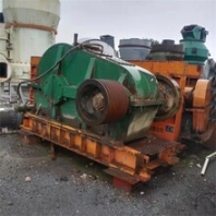 九成新矿用500x1200单电机对辊破碎机市场,对辊制砂